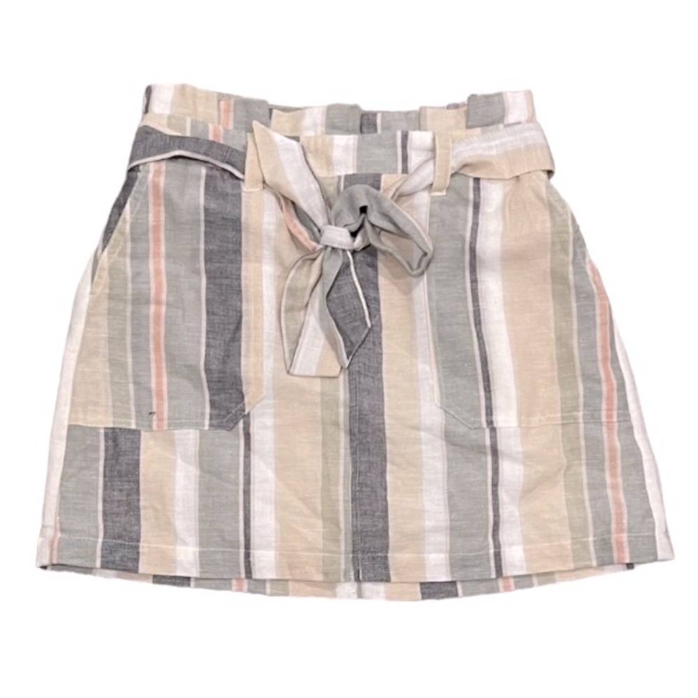 American Eagle Outfitters Paperbag Striped Skirt, Size S